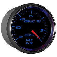 Load image into Gallery viewer, Autometer Cobalt 2-5/8in. / 0-30 IN HG / Mechanical Vacuum Gauge
