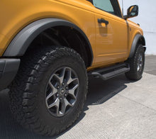 Load image into Gallery viewer, Go Rhino 2021+ Ford Bronco Dominator Extreme D1 Side Steps w/Brackets - Textured Black
