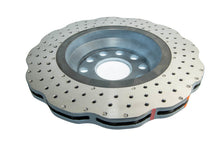 Load image into Gallery viewer, DBA 14-21 Volkswagen GTI (w/Perf Pkg 310mm Rear Disc) Rear 4000 Series Drilled Wavy Rotor w/Slv Hat
