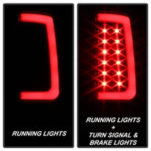 Load image into Gallery viewer, Spyder 07-13 GMC Sierra 1500 V2 Light Bar LED Tail Lights - Black (ALT-YD-GS07V2-LBLED-BK)
