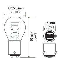 Load image into Gallery viewer, Hella BULB 1176A 12V 16/8W BA15d S8 - Min Qty 10 (211656701)
