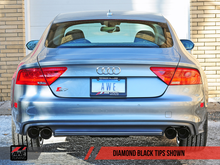 Load image into Gallery viewer, AWE Tuning Audi C7 / C7.5 S7 4.0T Touring Edition Exhaust - Diamond Black Tips

