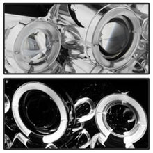 Load image into Gallery viewer, Spyder Ford Mustang 99-04 Projector Headlights LED Halo Chrome High H1 Low H1 PRO-YD-FM99-1PC-AM-C
