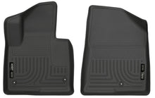 Load image into Gallery viewer, Husky Liners 13-15 Hyundai Sante Fe GLS/Limited WeatherBeater Front Row Black Floor Liners
