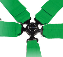 Load image into Gallery viewer, NRG 6PT 3in. Seat Belt Harness / Cam Lock - Green
