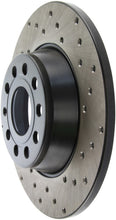 Load image into Gallery viewer, StopTech 06-11 Audi A3 / 06-09 VW GTI Mk V / 05-10 Jetta (Exc Wagon) Drilled Left Rear Rotor
