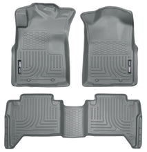 Load image into Gallery viewer, Husky Liners 05-13 Toyota Tacoma WeatherBeater Combo Grey Floor Liners
