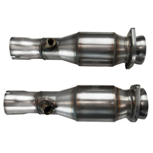 Load image into Gallery viewer, Kooks 04-07 Cadillac CTS-V 3in x 2 1/2in Factory SS GREEN Cat Conn. Pipes
