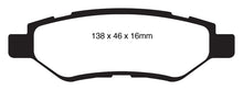 Load image into Gallery viewer, EBC 08-13 Cadillac CTS 3.0 Yellowstuff Rear Brake Pads
