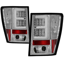 Load image into Gallery viewer, Spyder Jeep Grand Cherokee 05-06 Version 2 Light Bar LED Tail Lights - Chrome
