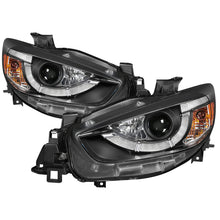 Load image into Gallery viewer, Spyder Mazda CX-5 13-15 Projector Headlights - DRL LED - Black PRO-YD-MCX513-DRL-BK
