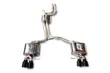 Load image into Gallery viewer, AWE Tuning Audi 8R SQ5 Touring Edition Exhaust - Quad Outlet Diamond Black Tips
