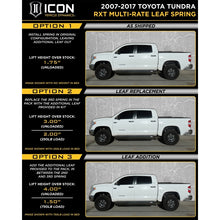 Load image into Gallery viewer, ICON 2007+ Toyota Tundra 1.63-3in Stage 3 3.0 Suspension System
