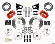 Load image into Gallery viewer, Wilwood Forged Dynalite Front Kit 11.00in Red AMC 71-76 OE Disc w/o Bendix Brakes
