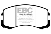 Load image into Gallery viewer, EBC 02-05 Mitsubishi Lancer 2.0 ES Ultimax2 Front Brake Pads
