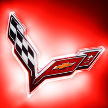 Load image into Gallery viewer, Oracle Corvette C7 Rear Illuminated Emblem - Dual Intensity - Red
