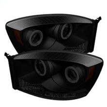 Load image into Gallery viewer, Spyder Dodge Ram 1500 06-08 06-09 Projector Headlights CCFL Halo LED Blk Smke PRO-YD-DR06-CCFL-BSM
