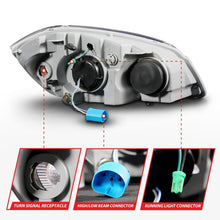 Load image into Gallery viewer, ANZO 05-10 Chevrolet Cobalt / 07-10 Pontiac G5 LED Projector Headlights w/ Seq Black Housing
