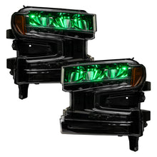 Load image into Gallery viewer, Oracle 19-21 Silverado/Sierra 1500 RGB Demon Eye Headlight Upgrade Kit - ColorSHIFT w/o Controller
