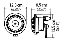 Load image into Gallery viewer, Hella Supertone Horn Set 24V 84w Black
