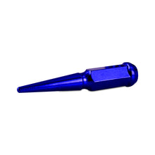 Load image into Gallery viewer, Mishimoto Mishimoto Steel Spiked Lug Nuts M14 x 1.5 24pc Set Blue
