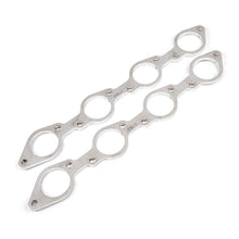 Load image into Gallery viewer, Stainless Works Big Block Chevy Round Port Header 304SS Exhaust Flanges 2-1/8in Primaries
