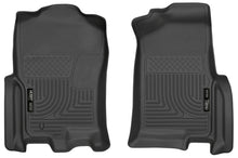 Load image into Gallery viewer, Husky Liners 07-10 Ford Expedition / Lincoln Navigator WeatherBeater Black Front Floor Liners
