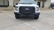 Load image into Gallery viewer, Road Armor 15-17 Ford F150 SPARTAN Front Bumper Bolt-On Pre-Runner Guard - Tex Blk
