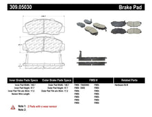 Load image into Gallery viewer, StopTech Performance 97-99 Acura CL/ 97-01 Integra Type R/91-95 Legend/91-05 NSX Front Brake Pads
