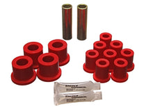 Load image into Gallery viewer, Energy Suspension 70-72 Dodge Charger (w/ 1-1/2in Main Eye) Red Rear Leaf Spring Bushing Set
