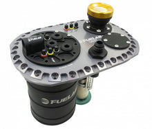 Load image into Gallery viewer, Fuelab Quick Service Surge Tank w/Bosch Lift Pump &amp; Twin Screw 500LPH Brushless Pump - Titanium
