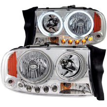 Load image into Gallery viewer, ANZO Projector Headlights With Halo Chrome 97-04 Dodge Dakota
