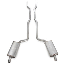 Load image into Gallery viewer, Stainless Works 1968-72 Corvette Exhaust SB 2-1/2in Factory Style Mufflers
