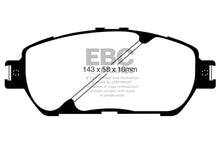 Load image into Gallery viewer, EBC 02-03 Lexus ES300 3.0 Redstuff Front Brake Pads
