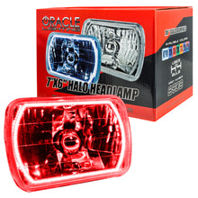 Load image into Gallery viewer, Oracle Pre-Installed Lights 7x6 IN. Sealed Beam - Red Halo
