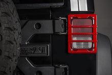 Load image into Gallery viewer, Rugged Ridge 07-18 Jeep Wrangler JK Red Elite Tail Light Guards
