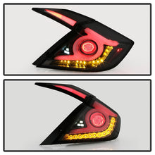Load image into Gallery viewer, Spyder 16-18 Honda Civic 4 Door Light Bar LED Tail Lights - Black Smoke (ALT-YD-HC164D-LB-BSM)
