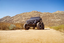 Load image into Gallery viewer, DV8 Offroad 07-23 Jeep Wrangler/Gladiator JT/JK/JL FS-25 Stubby Front Bumper w/Plated Bull Bar
