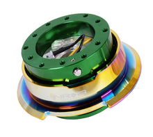 Load image into Gallery viewer, NRG Quick Release Gen 2.8 - Green Body / Neochrome Ring
