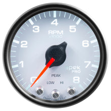 Load image into Gallery viewer, Autometer Spek-Pro Gauge Tach 2 1/16in 8K Rpm W/ Shift Light &amp; Peak Mem Wht/Blk
