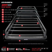 Load image into Gallery viewer, Go Rhino SRM600 Series Tubular Rack - 75in
