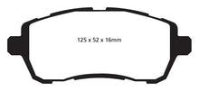 Load image into Gallery viewer, EBC 10+ Ford Fiesta 1.6L (Excl ST) Yellowstuff Front Brake Pads
