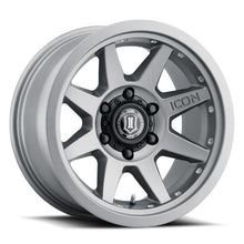 Load image into Gallery viewer, ICON Rebound Pro 17x8.5 6x135 6mm Offset 5in BS 87.1mm Bore Titanium Wheel

