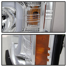 Load image into Gallery viewer, Spyder Chevy Silverado 1500 14-16 Projector Headlights Light Bar DRL Chrm PRO-YD-CS14-LBDRL-C

