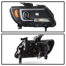 Load image into Gallery viewer, Spyder 15-17 Chevy Colorado Projector Headlights - Light Bar LED - Black (PRO-YD-CCO15-LBDRL-BK)

