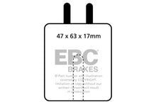 Load image into Gallery viewer, EBC 59-65 Aston Martin DB4 3.7 Vantage Yellowstuff Front Brake Pads
