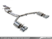 Load image into Gallery viewer, AWE Tuning Audi C7.5 A6 3.0T Touring Edition Exhaust - Quad Outlet Chrome Silver Tips
