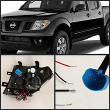 Load image into Gallery viewer, Spyder Nissan Frontier 05-08 Projector Headlights LED Halo LED Chrm PRO-YD-NF05-HL-C
