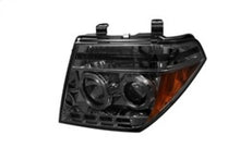 Load image into Gallery viewer, Spyder Nissan Frontier 05-08 Projector Headlights LED Halo LED Smke PRO-YD-NF05-HL-SM
