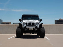 Load image into Gallery viewer, Road Armor 07-18 Jeep Wrangler JK Stealth Front Fender Flare Body Armor w/LED DRL - Tex Blk
